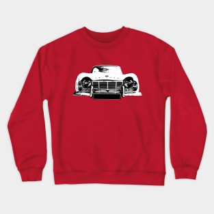 Triumph TR4 British classic car monoblock black and white Crewneck Sweatshirt